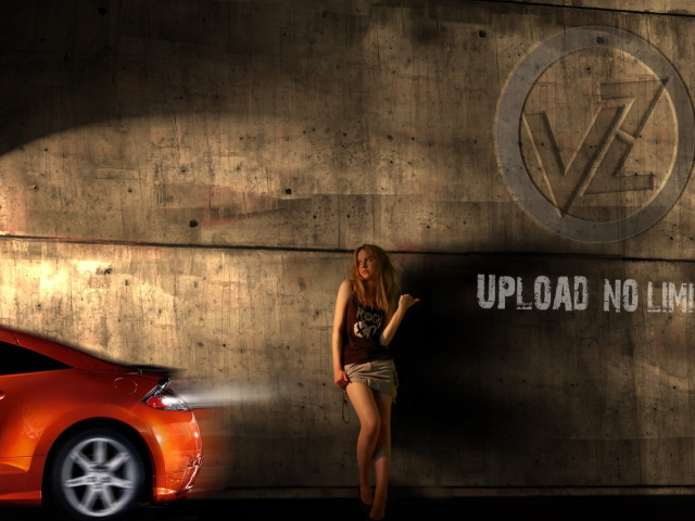 Голосующая девушка