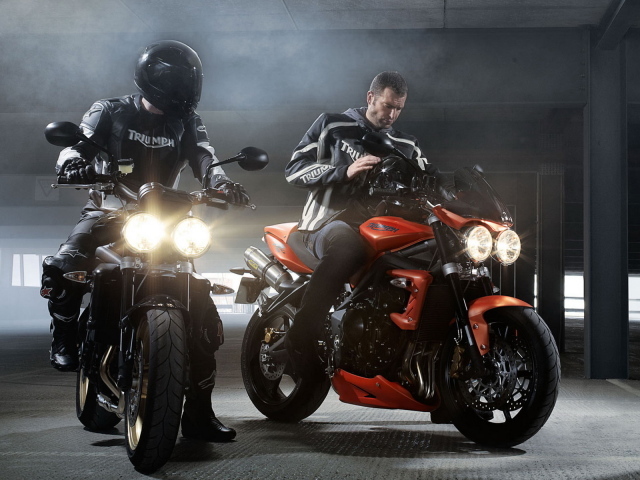 Новый байк Триумф Speed Triple