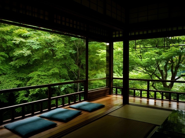 Среди лесной зелени