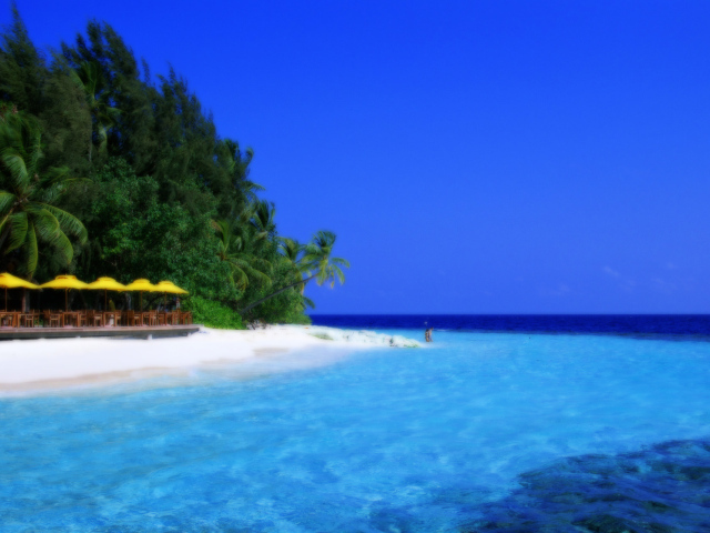 Пляж на острове