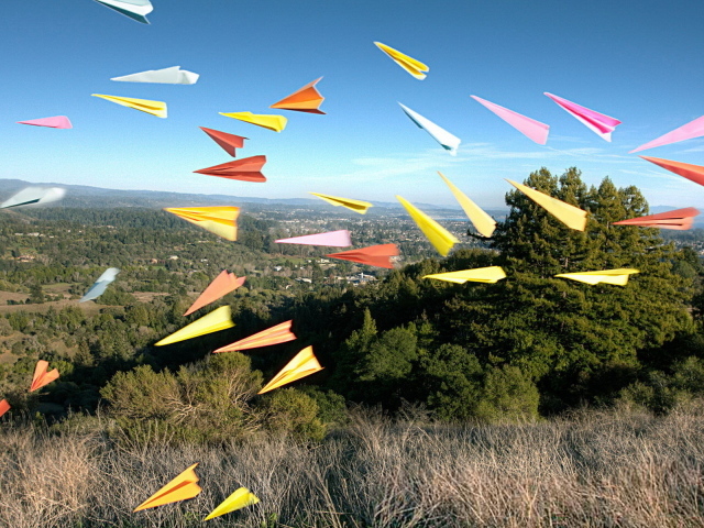 Бумажные самолетики