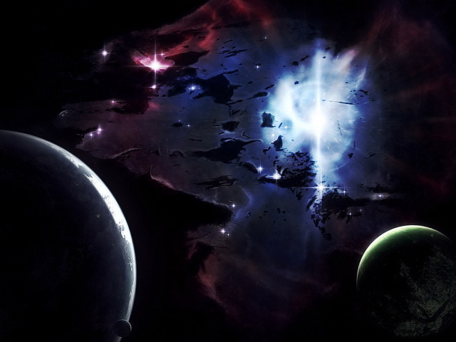 В космическом пространстве