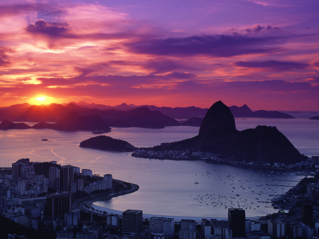 Закат в Бразилии