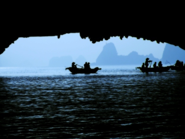 Халонг Бей Вид из пещеры