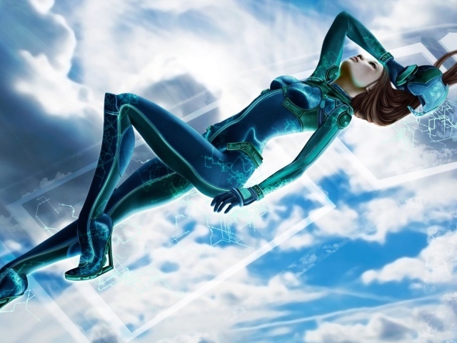 Девушка в облаках