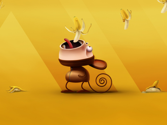 Обезьянка и бананы