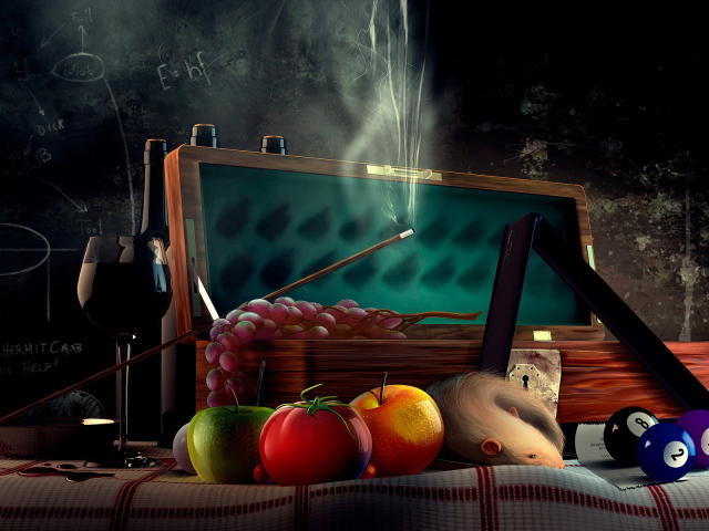 Необычный натюрморд