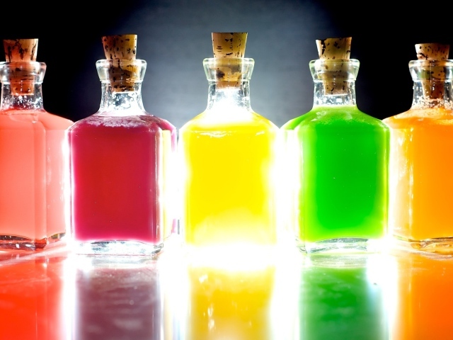 Разноцветные жидкости