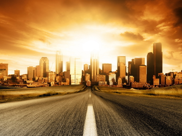 Дорога в город