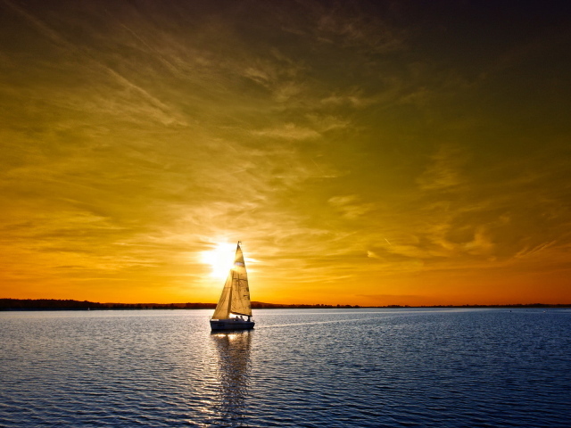 Парусная лодка