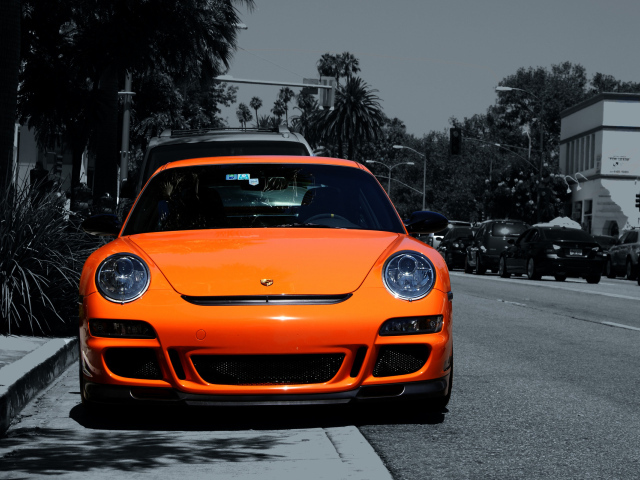 Porsche 911 Orange