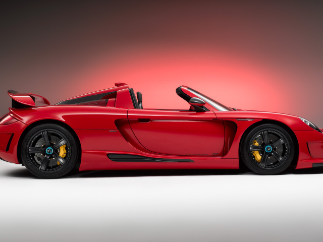 Porshe Carrera GT, красный