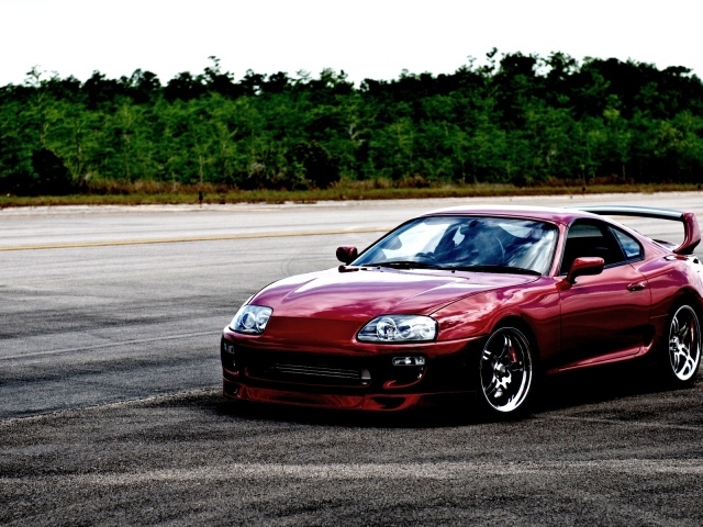 Toyota Supra Red