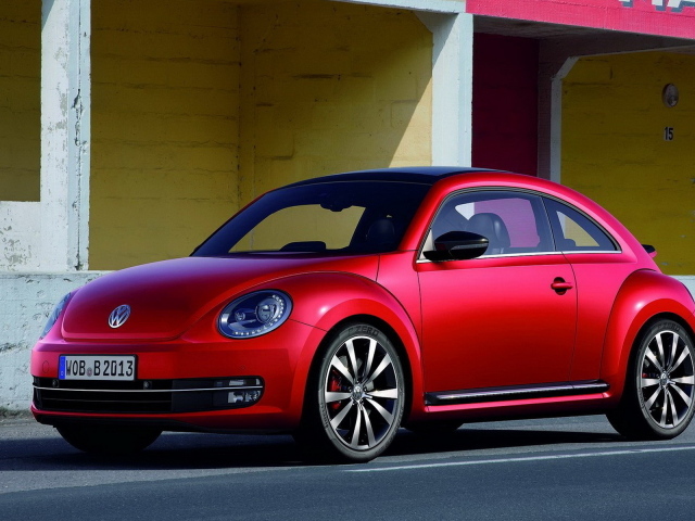 red Volkswagen-Beetle