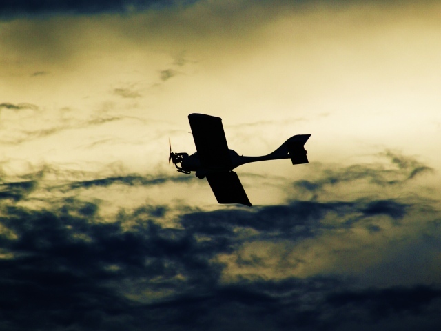 Самолет в небе