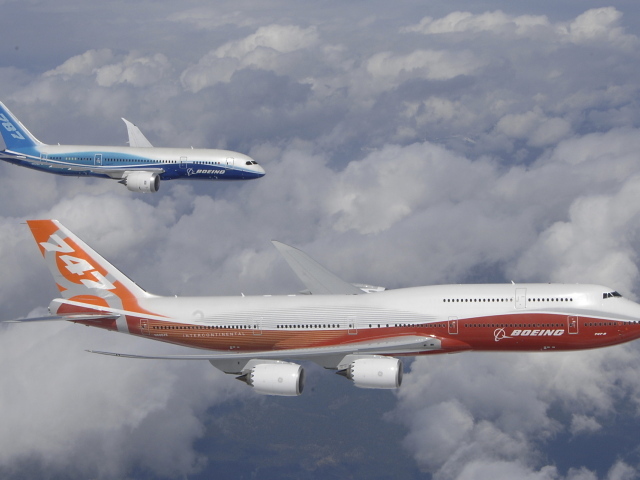 Boeing 747 and Boeing 787