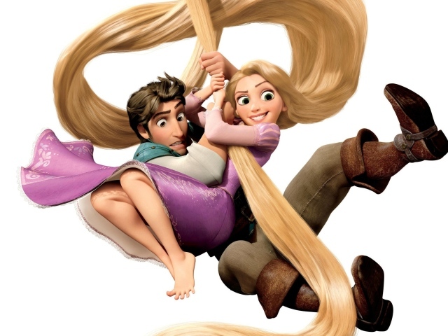 «Рапунцель: Запутанная история», принцесса и разбойник