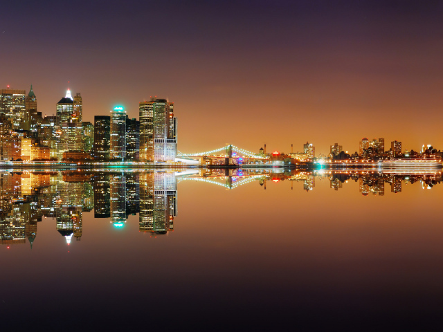 Огни ночного города