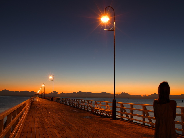 Мост с фонарями