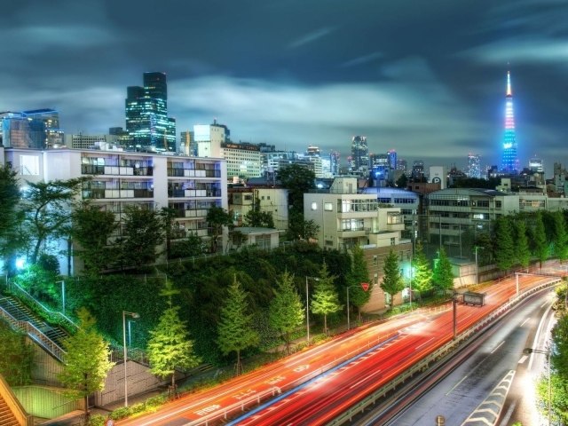 ночной Токио