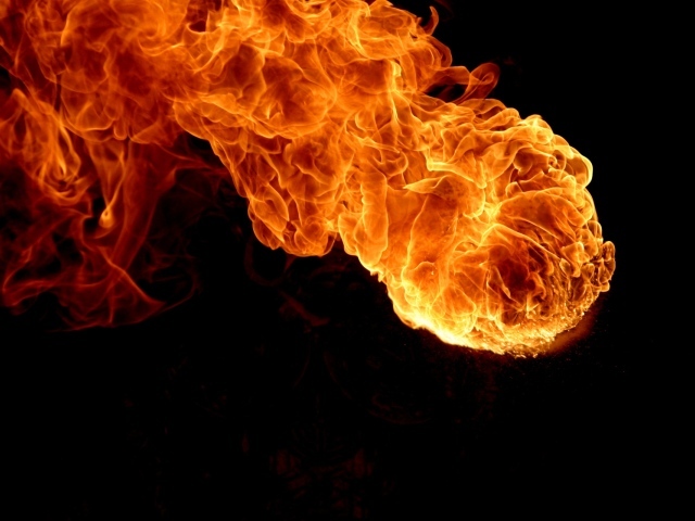 Летящий огонь