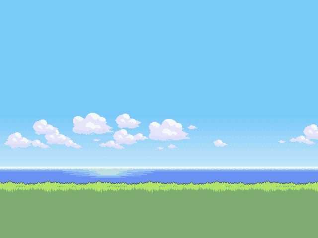 Голубое небо