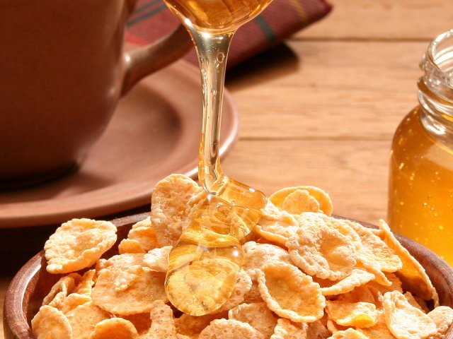 Хлопья с медом