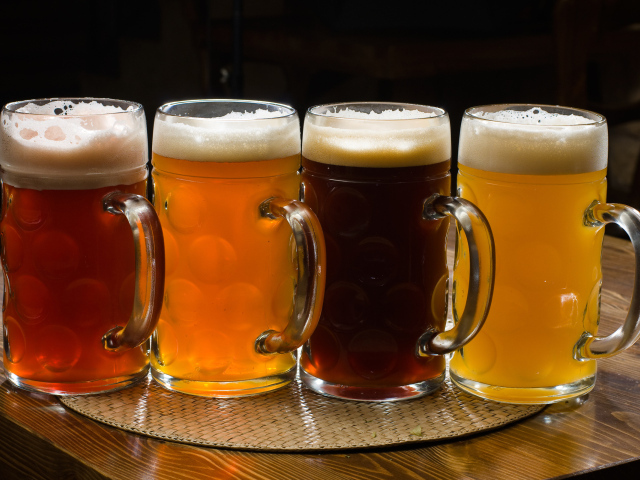 Четыре вида пива