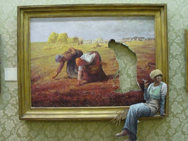 Вылезла покурить