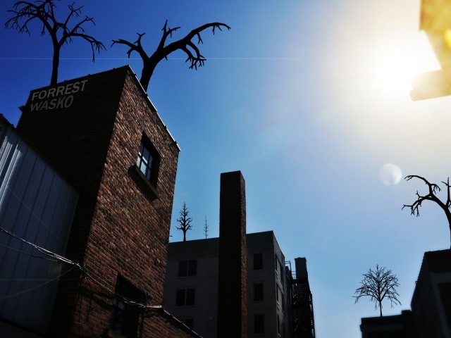 Деревья на крыше