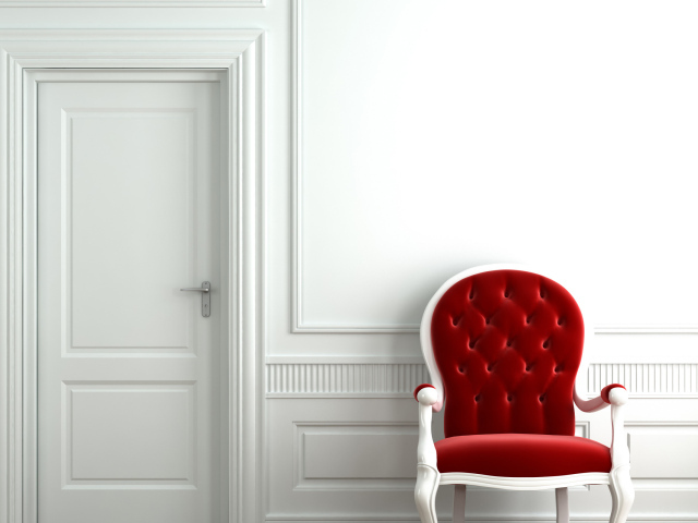 Красный стул