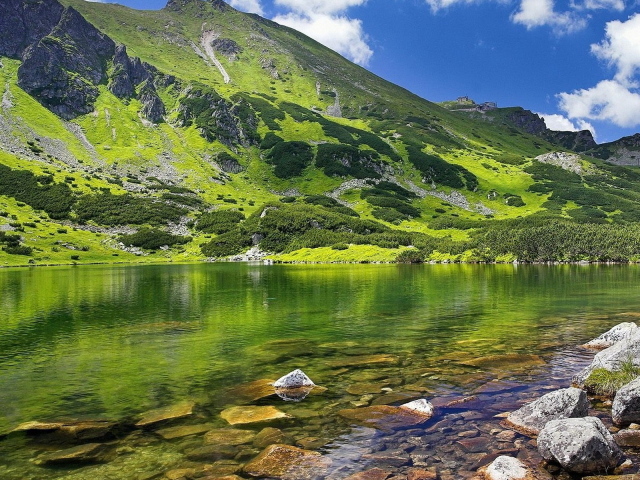 Озеро у подножия