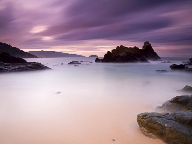 Туман на берегу