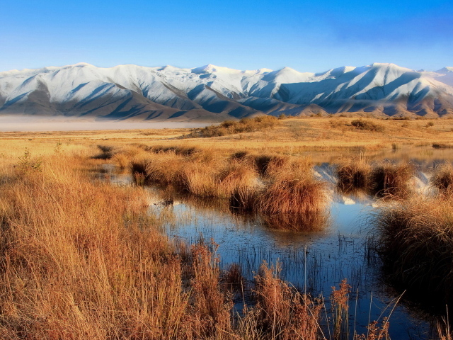 Болото и горы