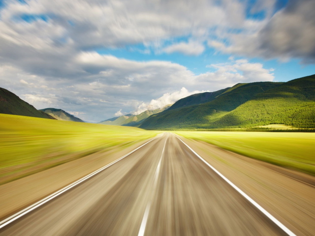 Дорога на скорости