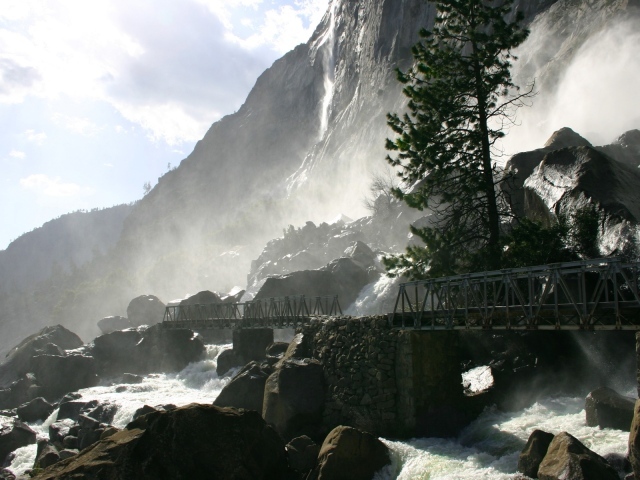 водопад   Wapama