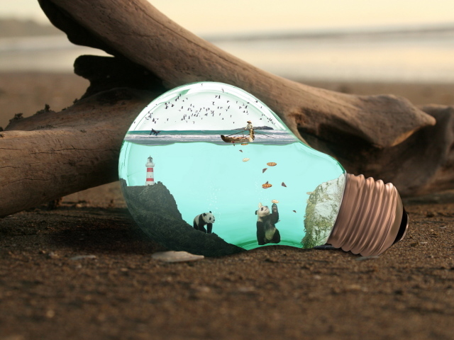 Необычная лампочка