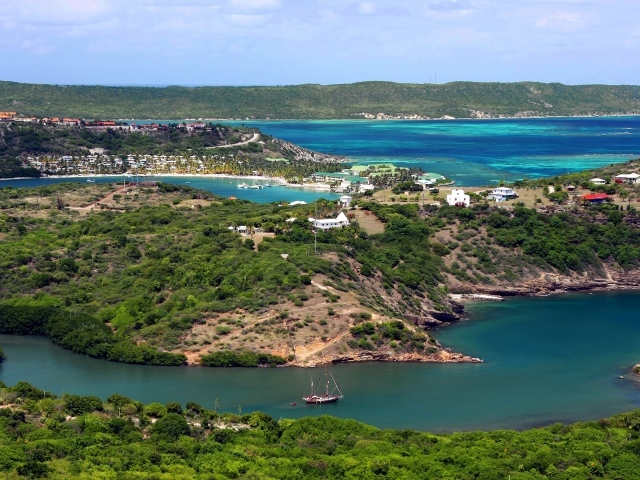 Вид на Антигуа