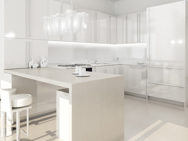 Белоснежная кухня