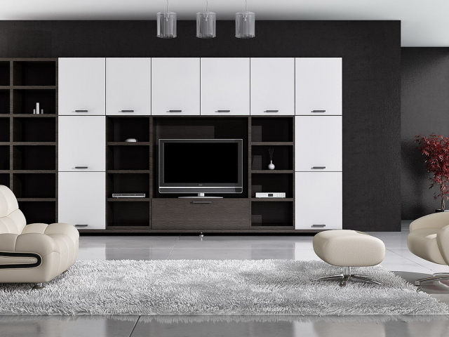 Просторная гостинная