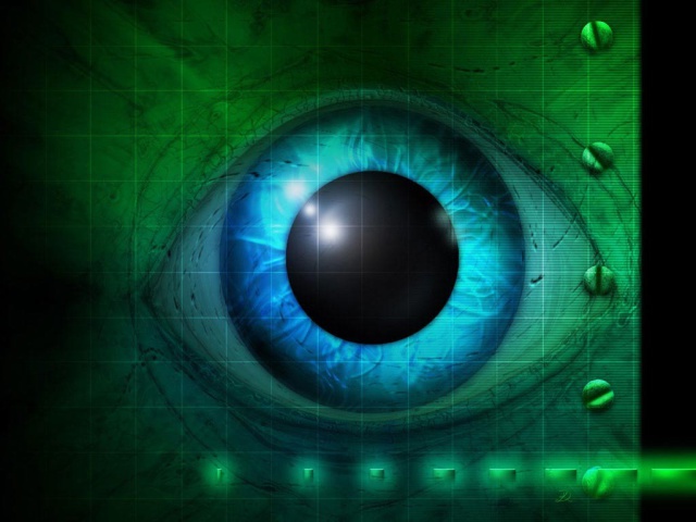 3 D обои глаз