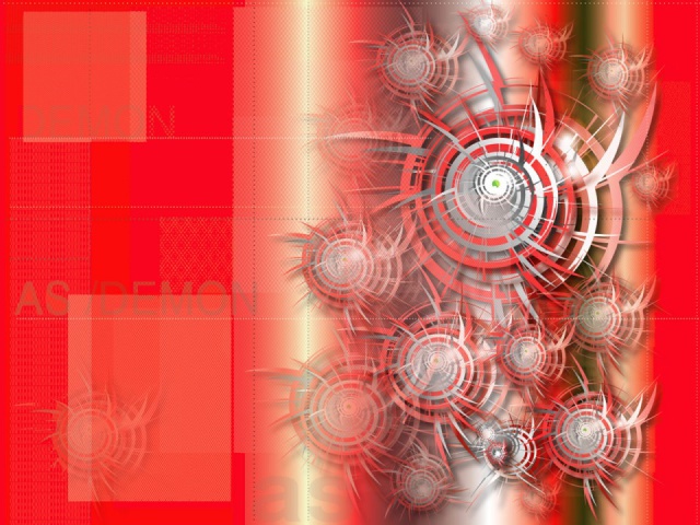 Красные 3D обои