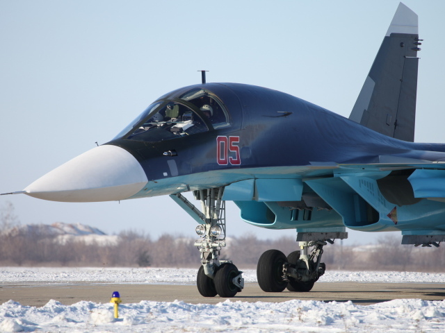 бомбардировщик Су-34