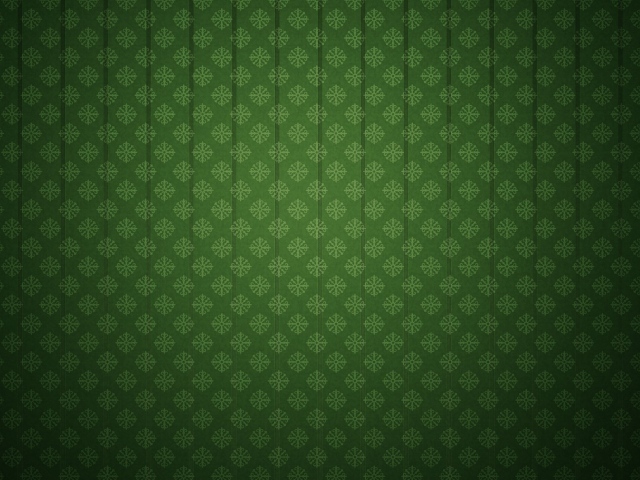 Зеленые снежинки