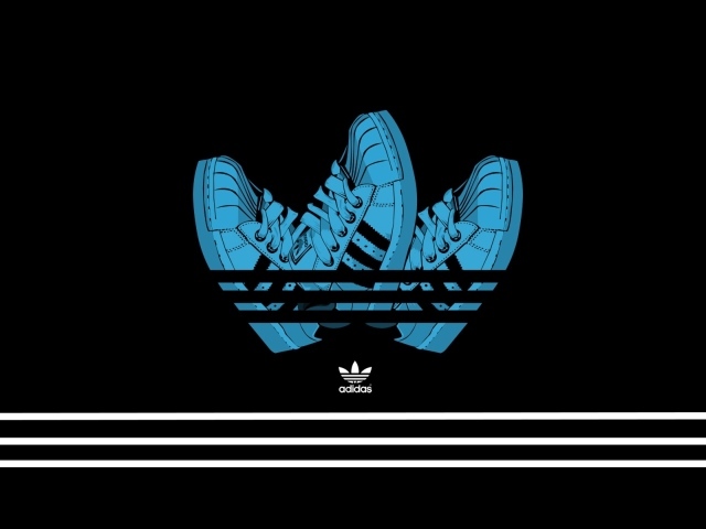 Шузы Адидас - логотип adidas