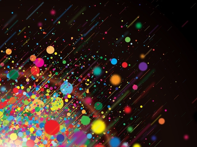 Разноцветные капли