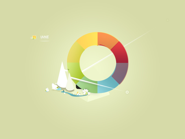 Разноцветный круг