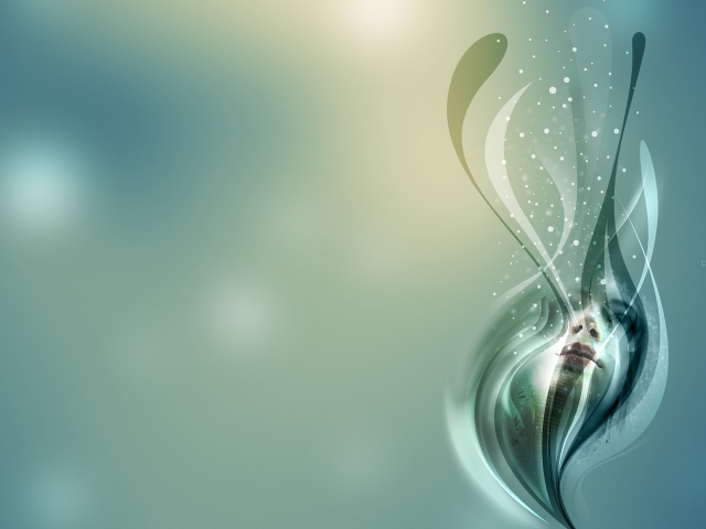 Отражение в капле воды