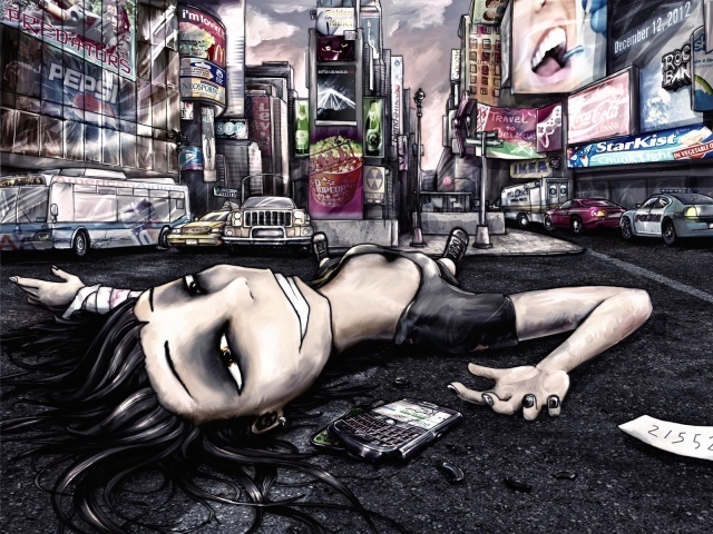 Готическая девушка