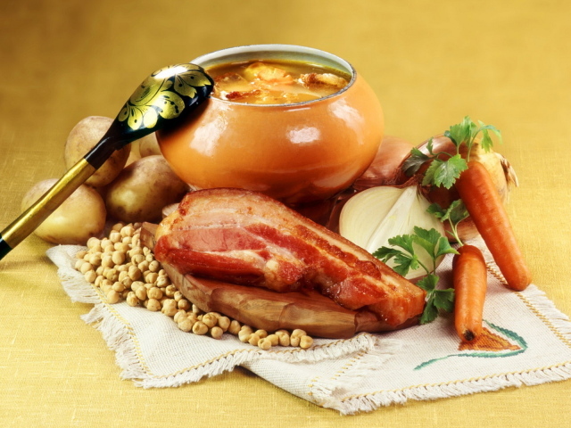 Суп в горшочке